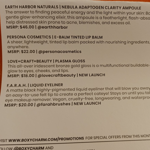 NEW✨Boxycharm January Box - Picture 14 of 14